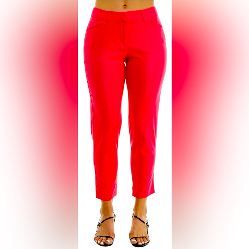 Candie’s red ankle length pants